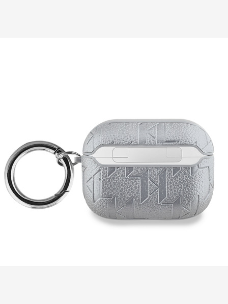 Karl Lagerfeld Karl Lagerfeld PU Embossed Karl Head Case za AirPods Pro Silver
