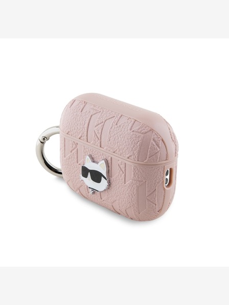 Karl Lagerfeld Karl Lagerfeld PU Embossed Choupette Head Case za AirPods Pro 2 roza
