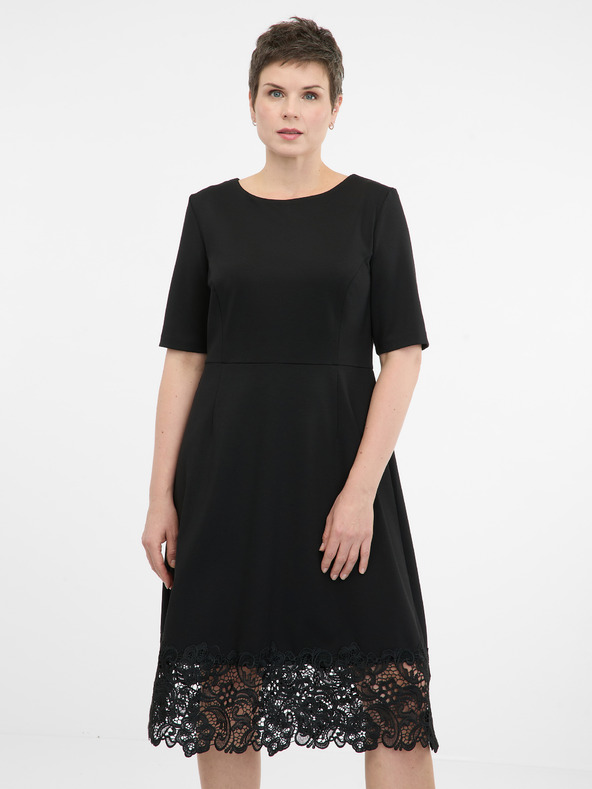 Orsay Črna ženska obleka ORSAY