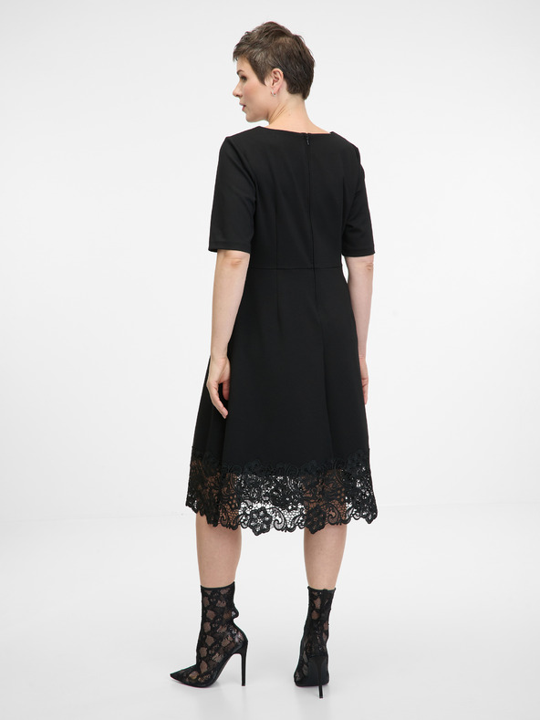 Orsay Črna ženska obleka ORSAY