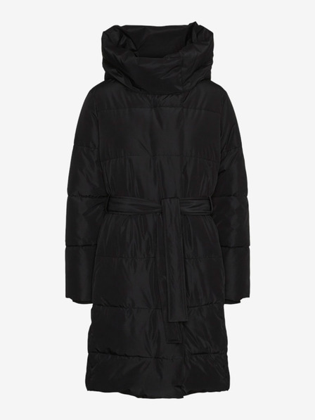 Vero Moda Črn ženski prešit plašč Vero Moda Leoniekate