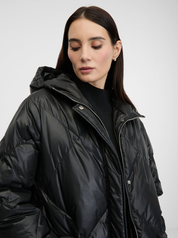 Orsay Črn ženski prešit puhovka ORSAY