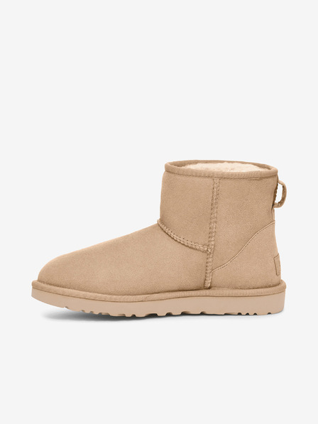 UGG Bež Ženski semiš UGG Classic Mini II Snežne copate