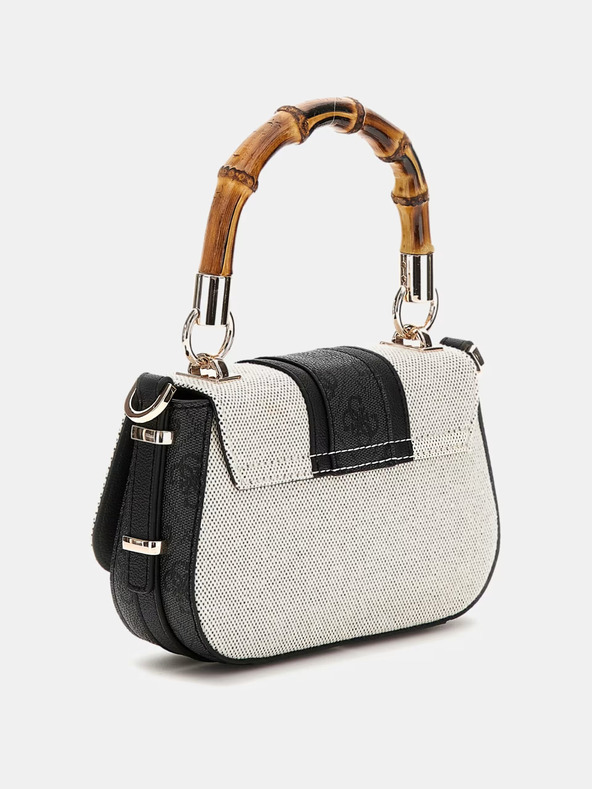 Guess Črno-kremasta majhna ženska torbica Guess