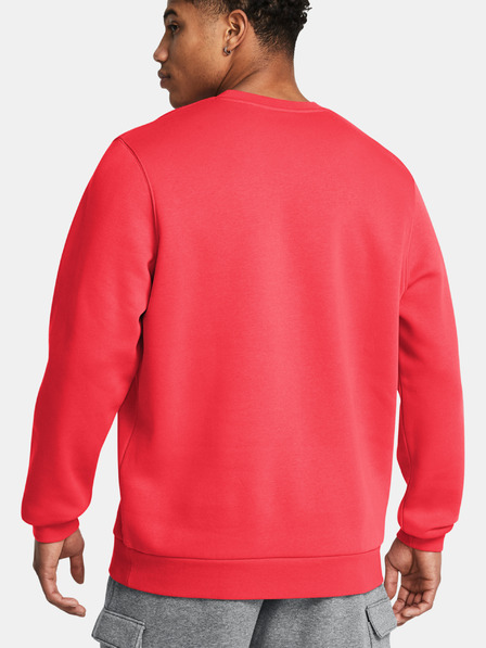 Under Armour Moški pulover  Under Armour UA Icon Fleece Crew-RED