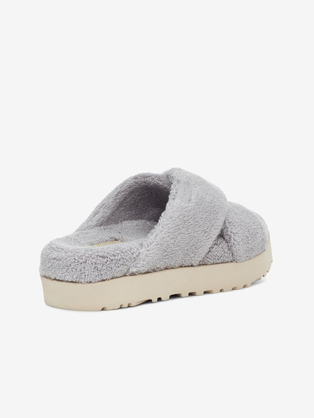 UGG Sivi ženski copati iz umetnega krzna UGG