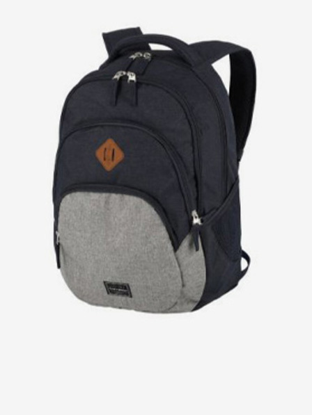 Travelite Dark Blue Travelite Basics nahrbtnik Melange Navy/grey
