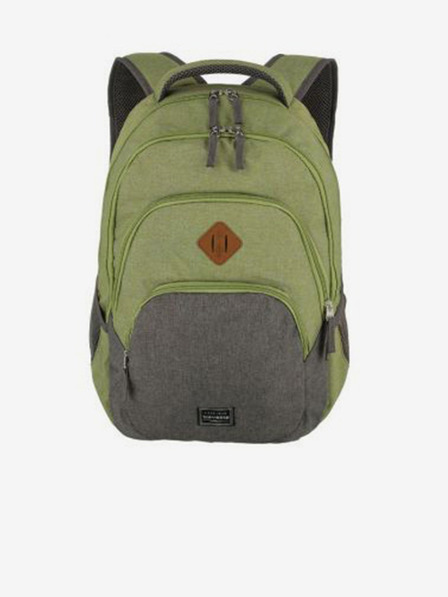 Travelite Zelena Travelite Basics nahrbtnik Melange Green/grey