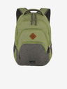 Travelite Zelena Travelite Basics nahrbtnik Melange Green/grey