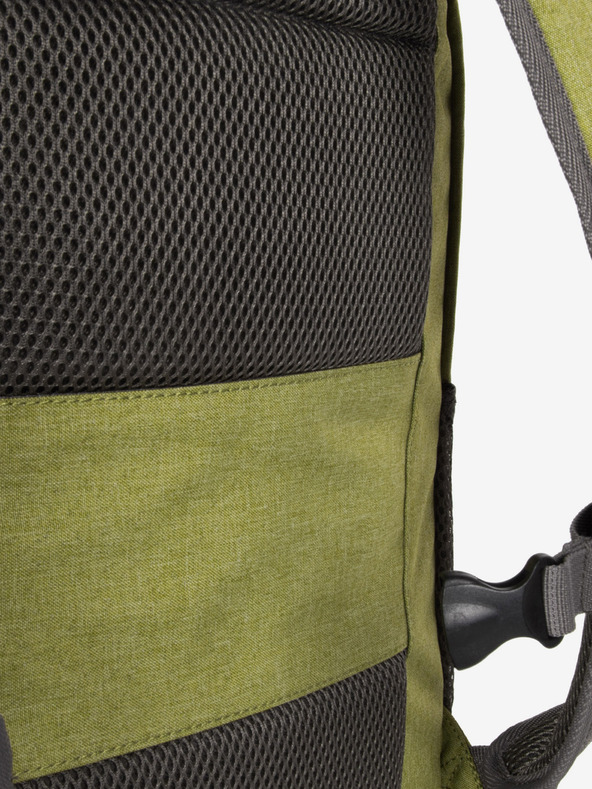 Travelite Zelena Travelite Basics nahrbtnik Melange Green/grey