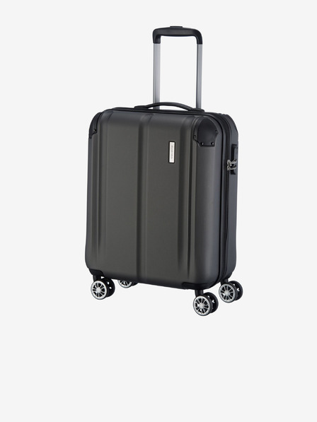 Travelite City 4w S Anthracite Kovček