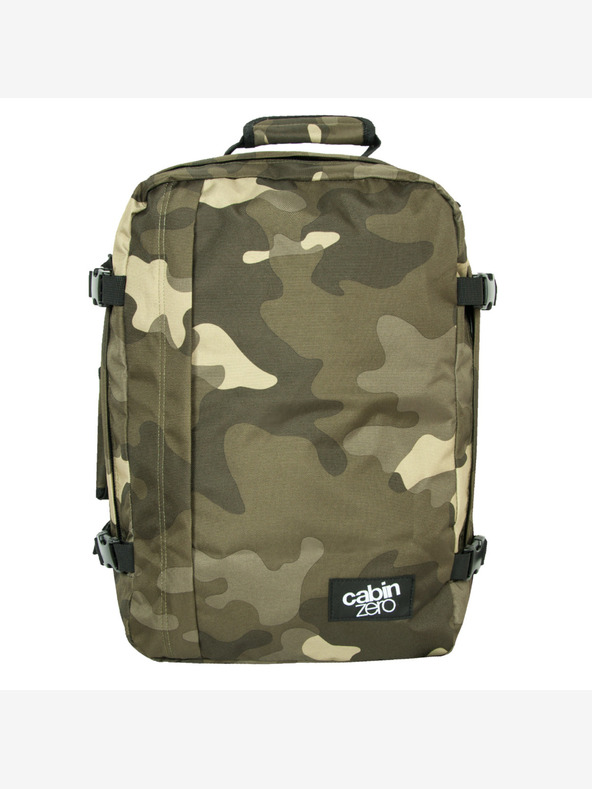 CabinZero Kaki vzorčast nahrbtnik CabinZero Classic Urban Camo (36L)