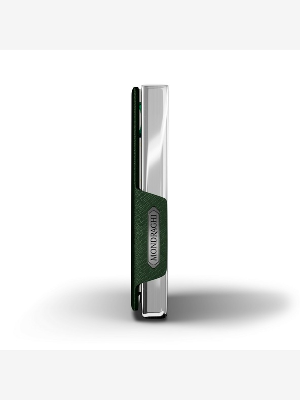 Mondraghi Zelena vzorčasta usnjena denarnica Mondraghi Elegance