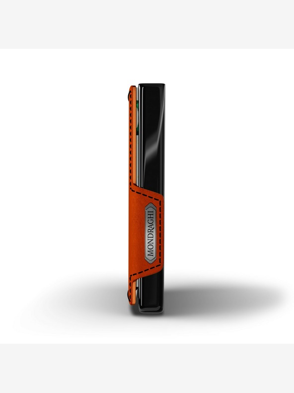 Mondraghi Oranžna usnjena denarnica Mondraghi Racing