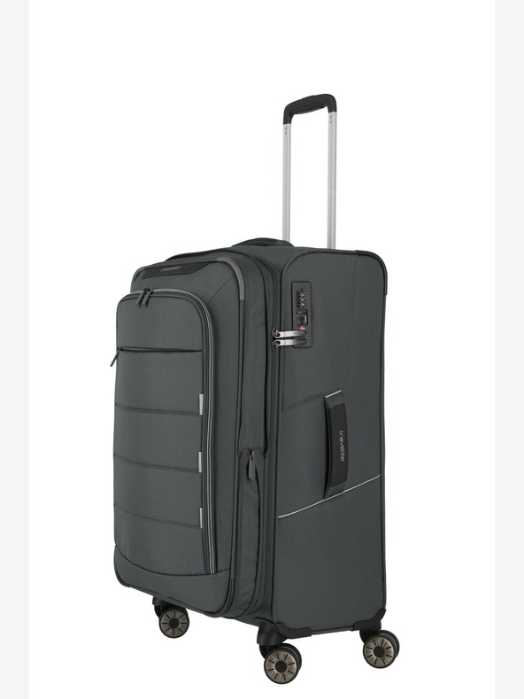 Travelite Komplet potovalnih kovčkov Travelite Skaii 4w S,M,L - siva
