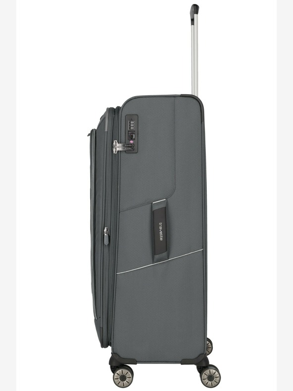 Travelite Komplet potovalnih kovčkov Travelite Skaii 4w S,M,L - siva