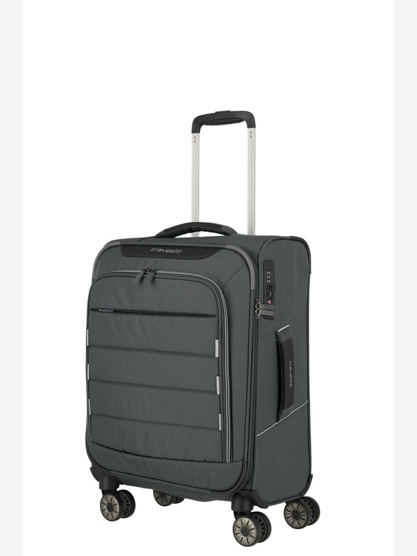 Travelite Komplet potovalnih kovčkov Travelite Skaii 4w S,M,L - siva