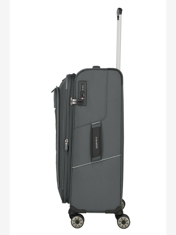 Travelite Komplet potovalnih kovčkov Travelite Skaii 4w S,M,L - siva