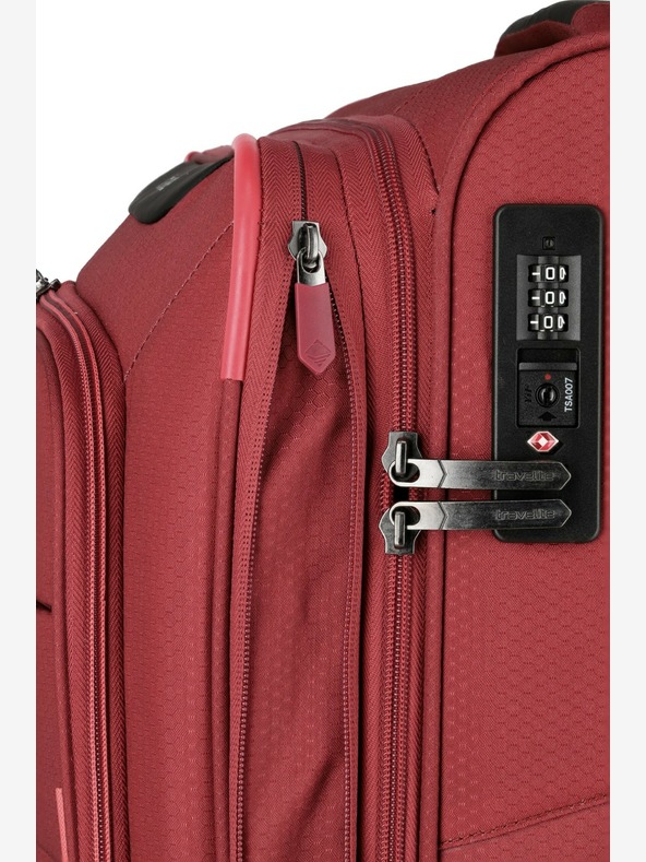Travelite Travelite Skaii 4w S,M,L - rdeča
