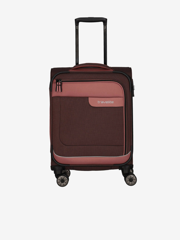 Travelite Roza in rjava potovalna torba Travelite Viia 4w S
