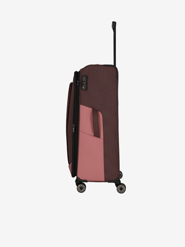 Travelite Roza in rjava Travelite Viia 4w L