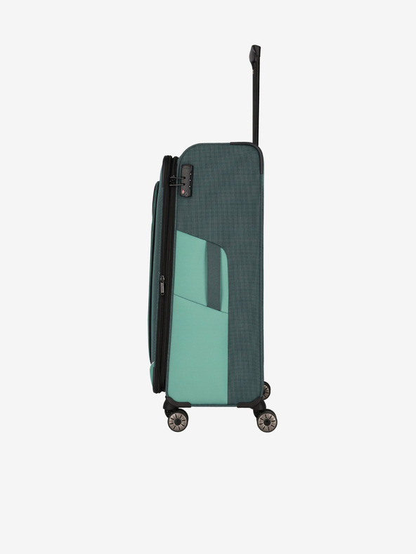 Travelite Zeleni kovček Travelite Viia 4w L