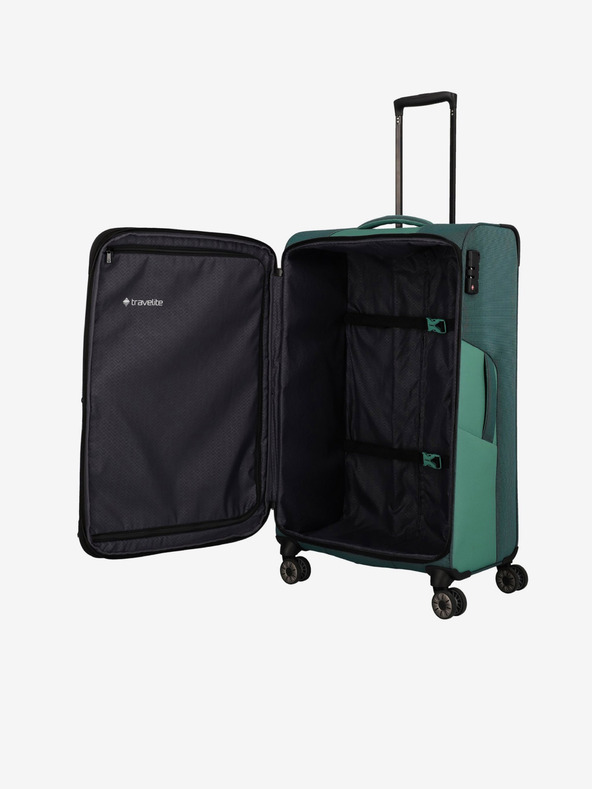 Travelite Zeleni kovček Travelite Viia 4w L
