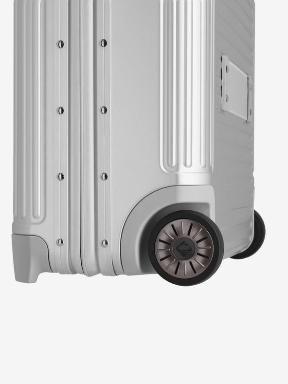 Travelite Potovalni kovček srebrne barve Travelite Next Business wheeler Silver