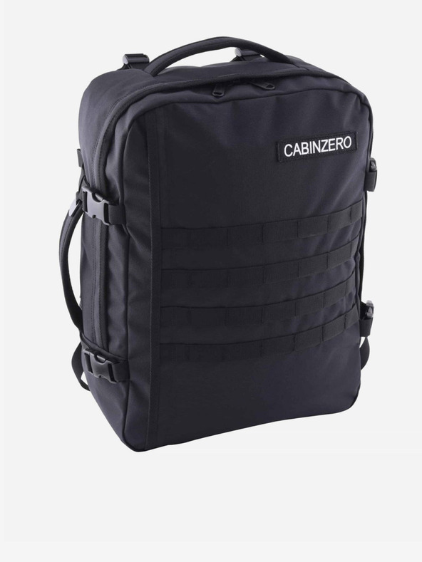 CabinZero Črn nahrbtnik CabinZero Military 36L Absolute Black