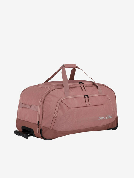 Travelite Rožnata Travelite Kick Off Duffle na kolesih XL Rosé