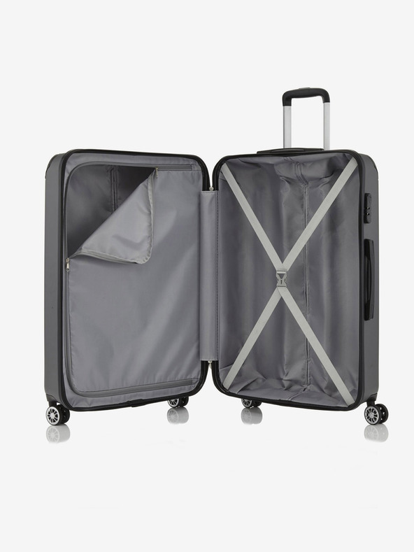 Travelite Zeleni potovalni kovček Travelite City 4w L zeleni