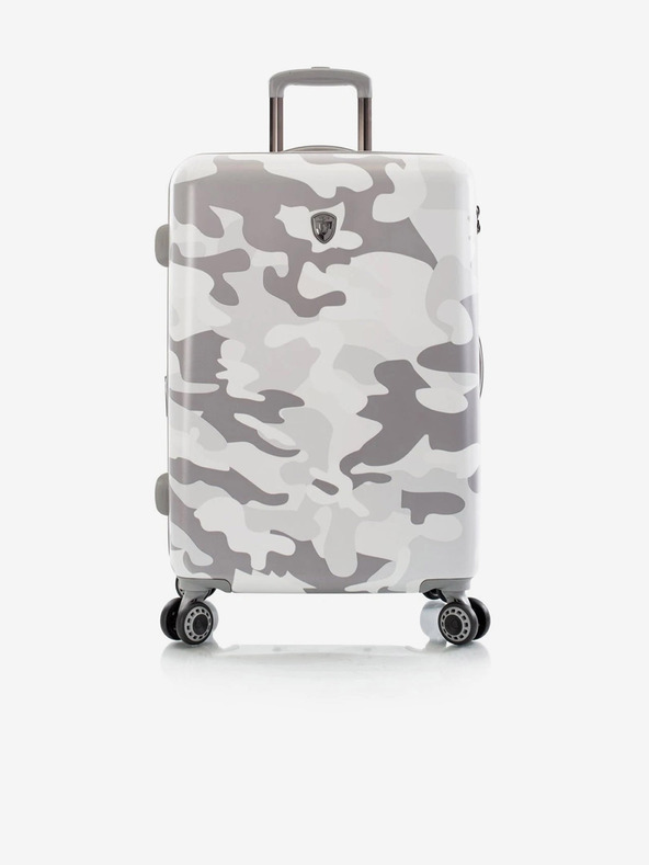Heys Beli potovalni kovček Heys White Camo M