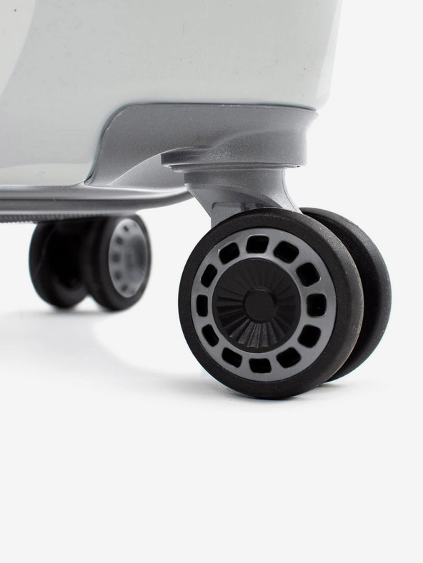 Heys Beli potovalni kovček Heys White Camo M