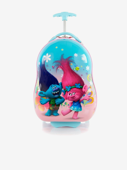 Heys Modri kovček Heys Kids Trolls Turquoise