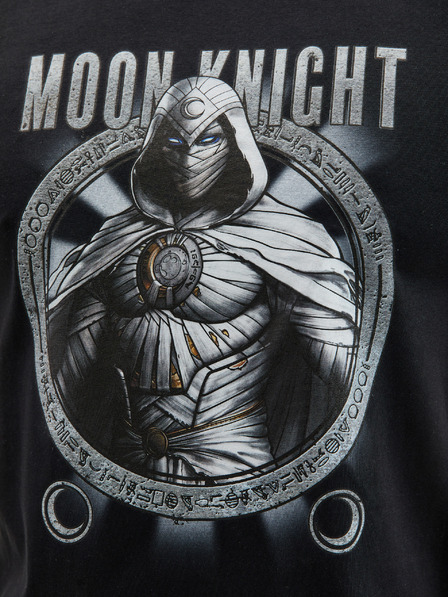 ZOOT.Fan Črna unisex majica Moon Knight ZOOT. FAN Marvel