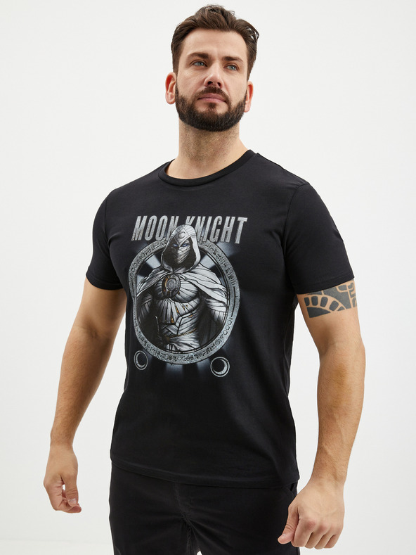 ZOOT.Fan Črna unisex majica Moon Knight ZOOT. FAN Marvel