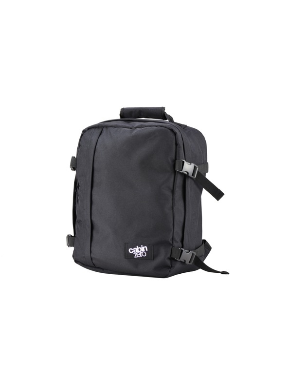 CabinZero Črn unisex nahrbtnik CabinZero Classic Absolute Black (28L)