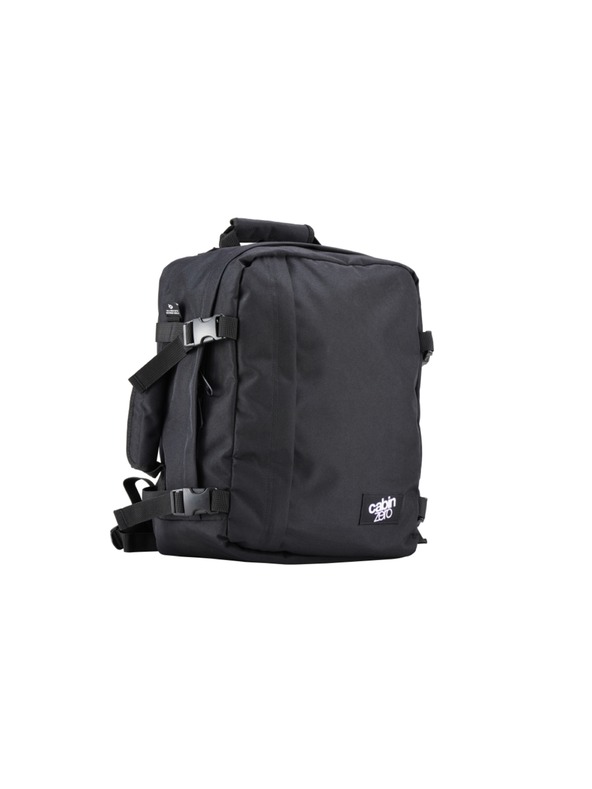 CabinZero Črn unisex nahrbtnik CabinZero Classic Absolute Black (28L)