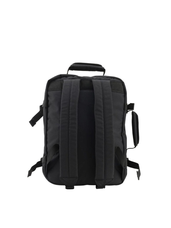 CabinZero Črn unisex nahrbtnik CabinZero Classic Absolute Black (28L)
