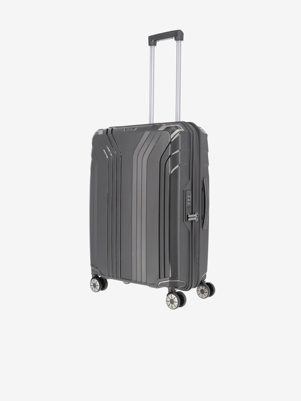 Travelite Komplet treh potovalnih kovčkov Travelite Elvaa 4w S,M,L Black