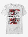 ZOOT.Fan Bela unisex majica ZOOT.Fan Marvel DEADPOOL 4 PANEL 2 TONE