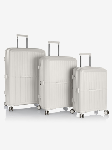 Heys Komplet treh belih potovalnih kovčkov Heys Airlite S,M,L