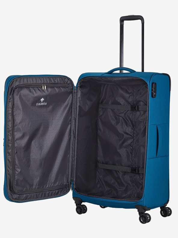 Travelite Komplet treh potovalnih kovčkov Travelite Chios S,M,L Petrol