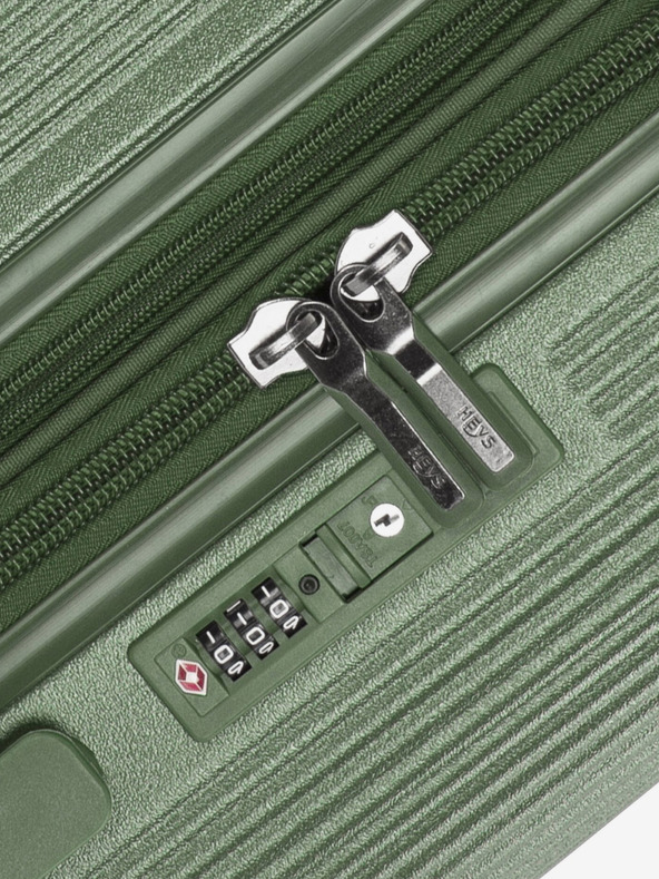 Heys Zeleni potovalni kovček Heys Earth Tones L Moss