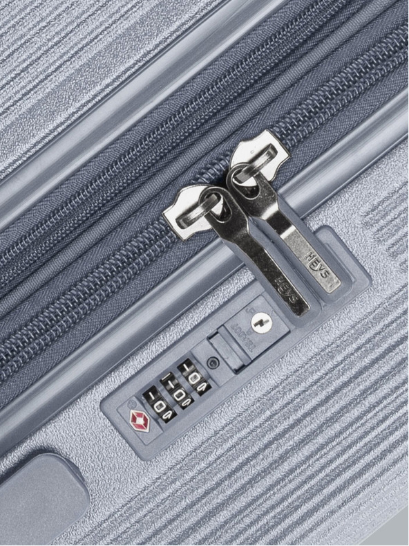 Heys Heys Earth Tones S Potovalni kovček v ledeniško sivi barvi