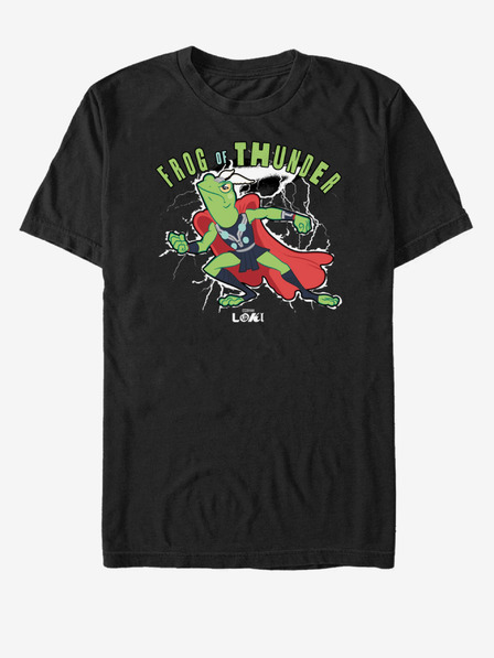 ZOOT.Fan Črna unisex majica ZOOT.Fan Marvel Throg