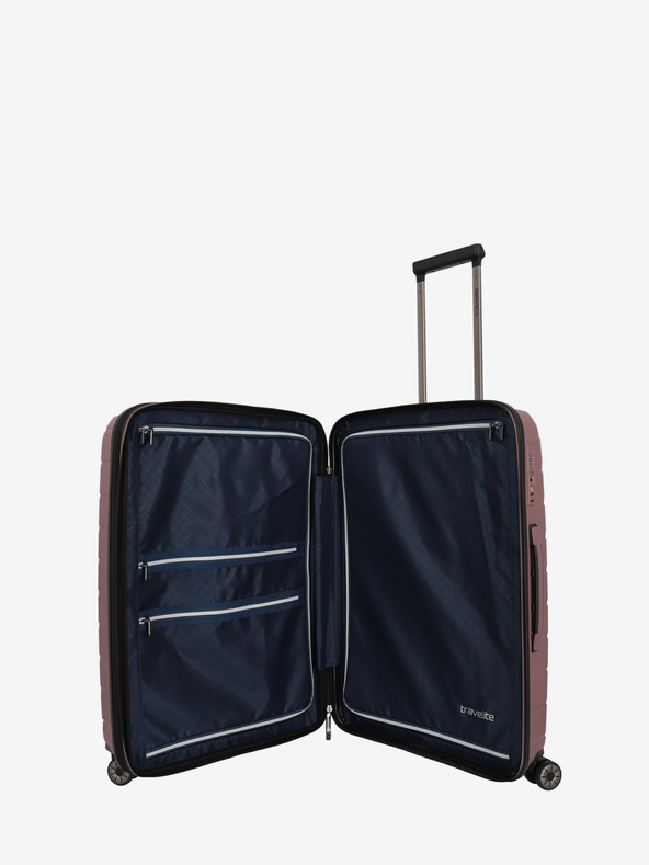 Travelite Komplet treh potovalnih kovčkov Travelite Air Base S, M, L roza barve