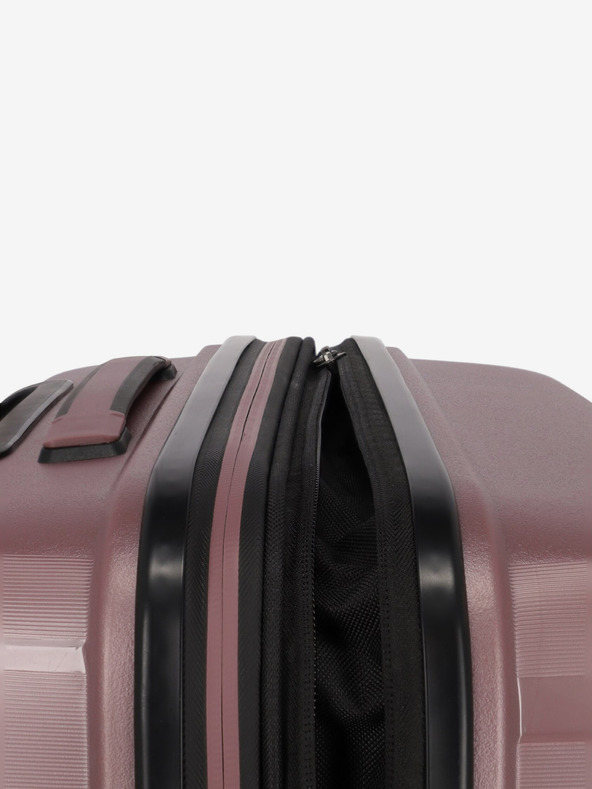 Travelite Komplet treh potovalnih kovčkov Travelite Air Base S, M, L roza barve