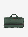 Travelite Temno zelena Travelite Basics Duffle na kolesih L