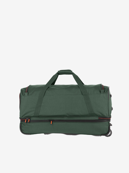 Travelite Temno zelena Travelite Basics Duffle na kolesih L